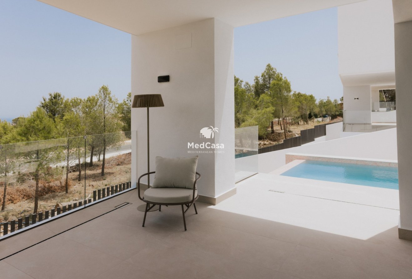 Obra nueva - Villa -
Polop de La Marina