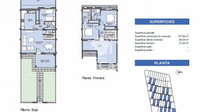 Neubau - Reihenhaus -
San Miguel de Salinas