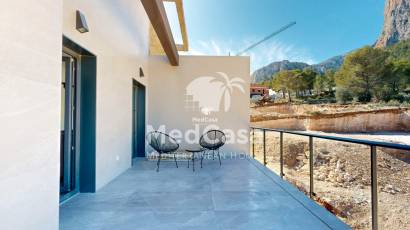 Obra nueva - Villa -
Polop de La Marina