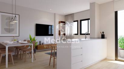 Obra nueva - Apartamento planta baja -
Algorfa