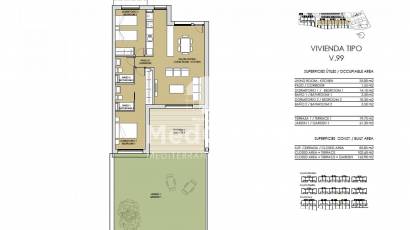 Obra nueva - Apartamento planta baja -
Golf Lo Romero
