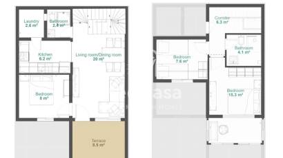 Resale - Townhouse -
Orihuela Costa - Urbanización Perla del Mar