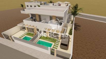 Obra nueva - Adosado -
Mazarrón