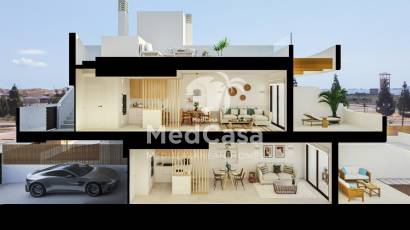Obra nueva - Apartamento planta baja -
Los Alcázares