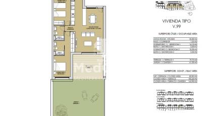 Obra nueva - Apartamento planta baja -
Golf Lo Romero