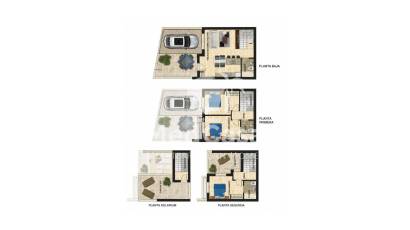 Wiederverkauf - Reihenhaus -
Orihuela Costa - Villamartín