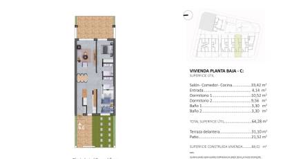 New Build - Ground floor apartment -
Pilar de la Horadada