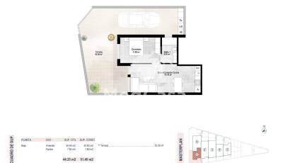 Neubau - Erdgeschosswohnung -
San Pedro del Pinatar - San Pedro de Pinatar